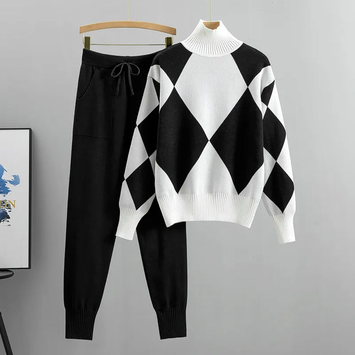 KNITCHIC | Dames Sweater Set | Warm & Stijlvol | Perfect voor Herfst en Winter