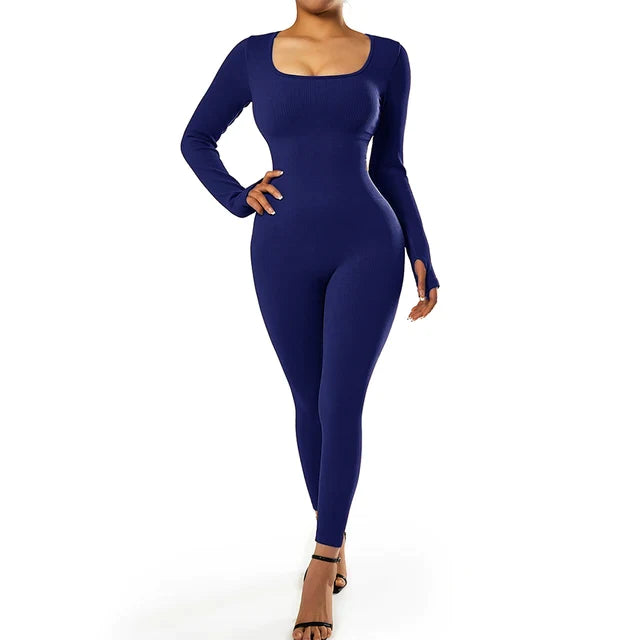 SOPHISTICATE | Stijlvolle Lange Mouwen Jumpsuit voor Vrouwen