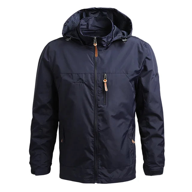LAWRENCE | Heren Tactische Waterdichte Jas | Regenjas Met Capuchon | Waterdichte Kleding