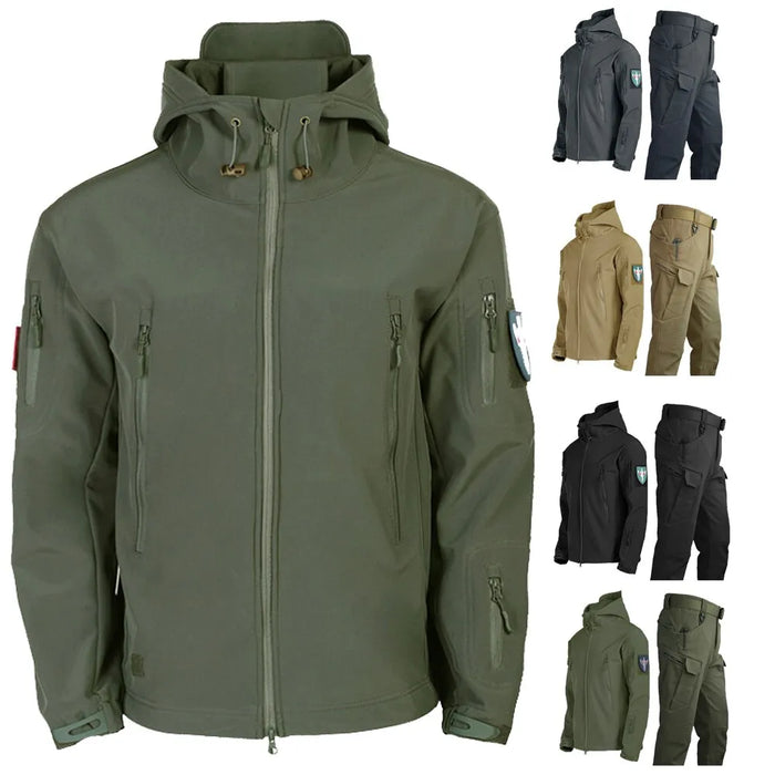 JASPER Set | Softshell Rash Jacket Set met Broek voor Extreme Weersomstandigheden