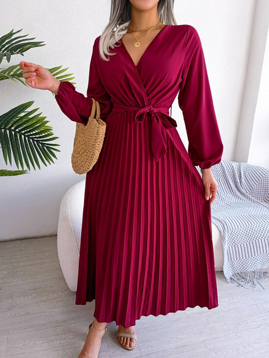 CHICFLOW | Maxi jurk | Elegante kruisvouwen | Stijlvol en Comfortabel