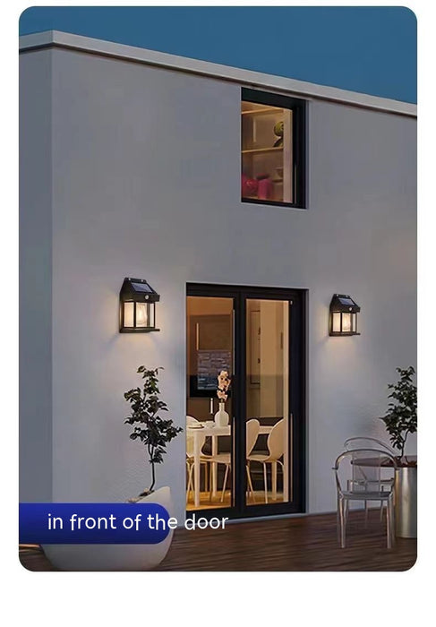 SOLARIS | Outdoor Solar Waterdichte  Tuin Wandlamp | Trendy Zonne-energie Lamp