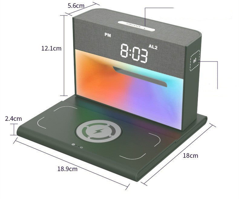 VERBLUFFEND | Draadloze Telefoonhouder Speaker | Creëer een Kleurrijke Atmosfeer