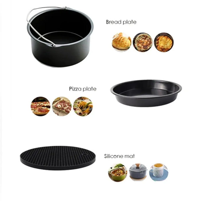Frymaster | Airfryer Accessoire 10pcs Set | Veelzijdig en Handig | Maak Van Elke Maaltijd Een Feest