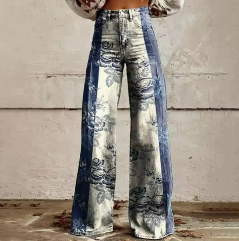 Zyrena Boho Vintage Broek | Wijde pijpen, Retro en trendy