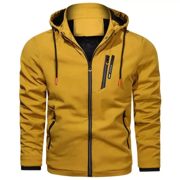 HENDRIK | Casual Sportjack Met Afneembare Capuchon en Ritssluiting
