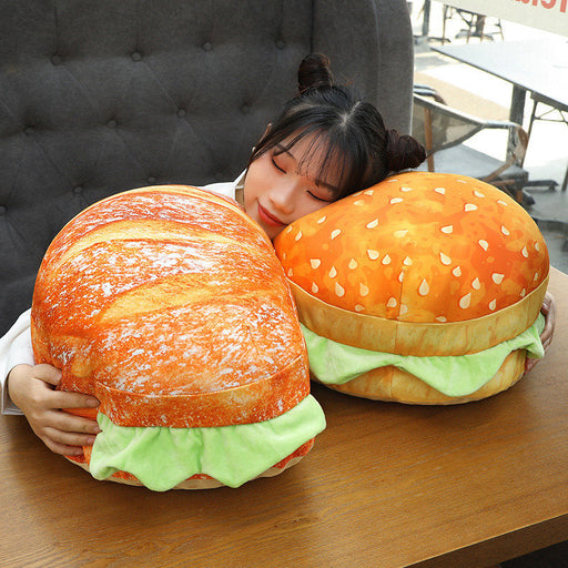 2-in-1 Kussen | Hamburger Design, Multifunctioneel & Knuffelbaa Finn Brands