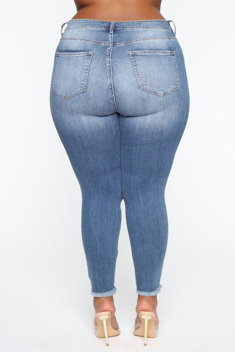BRANDY | Trendy Stretch Ripped Damesjeans | Modieuze Jeans