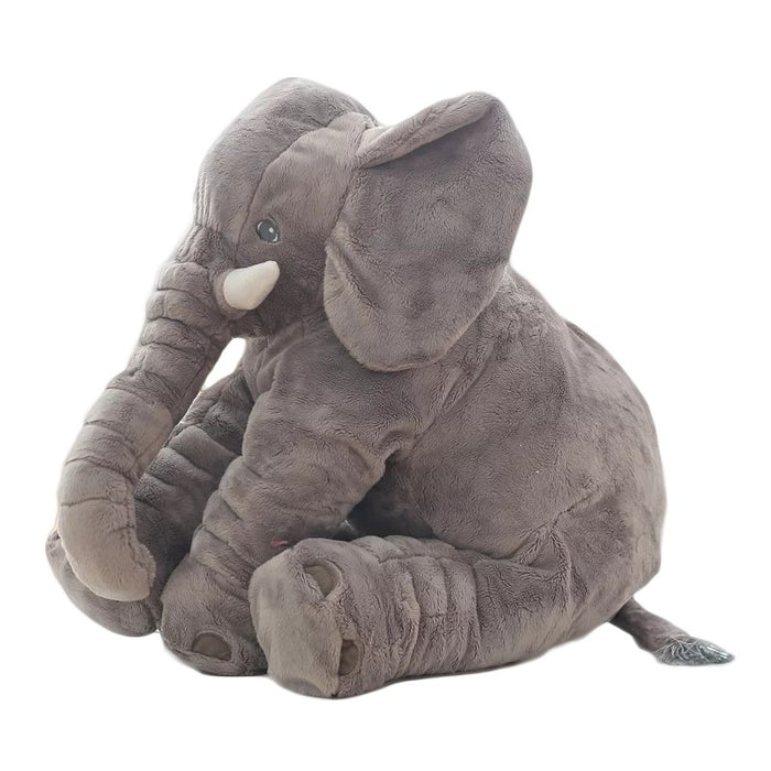 Knuffel Olifant Kussen | Pluizig Zacht | Dubbel Gebruik | Leuk Cadeau