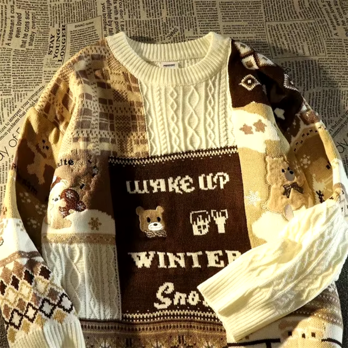 Lizzy - Warm oversized kerstbreise