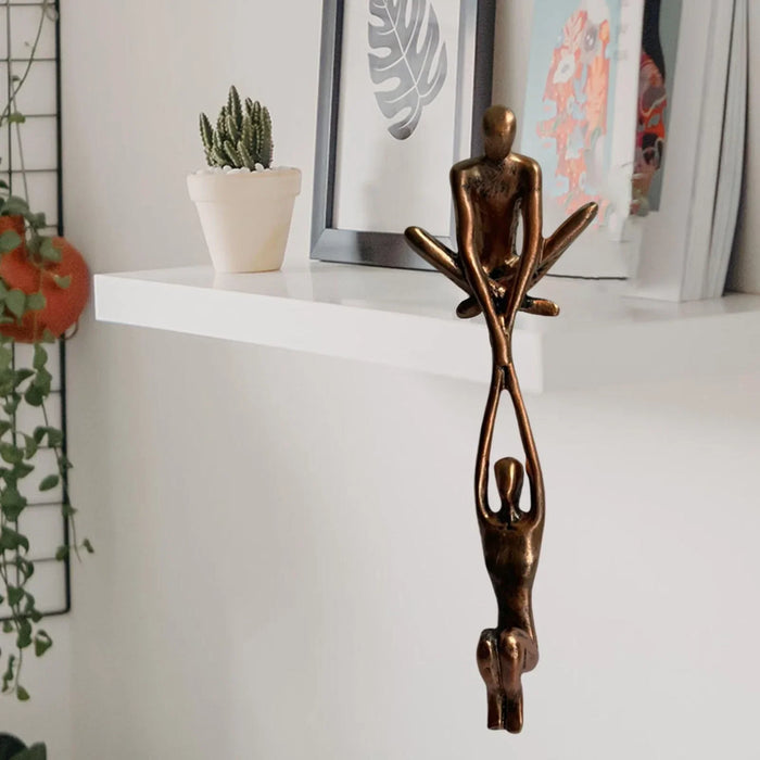 AB Tools Familie van 3 handen, silhouet beeldje, huisdecoratie, ornament, metaal AB Tools Familie van 3 handen, silhouet beeldje, huisdecoratie, ornament, metaal