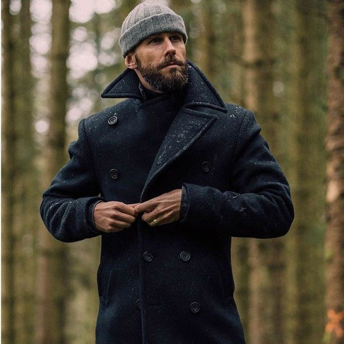 TRENDCOAT | Heren Winterjas met Wol | Stijlvol en Warm | Tijdloos design