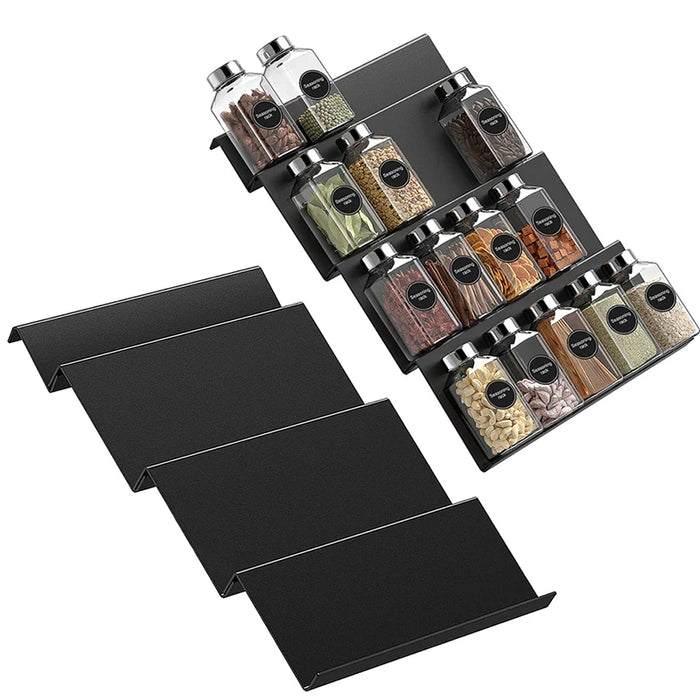 METAMORFOSE | Keukenorganizer met Uitbreidbaar Acryl Kruidenrek | Kruidenrek organizer
