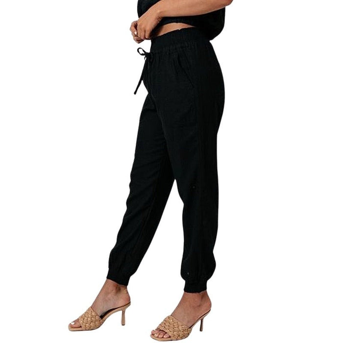 Selina - Comfortabele harembroek voor dames met trekkoord | Gecombineerde sportkleding met een vleugje urban chic