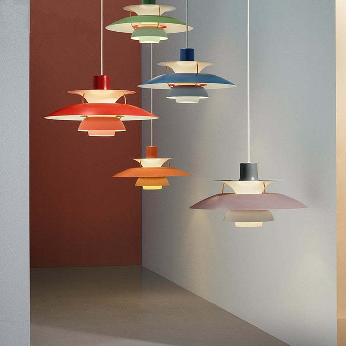 LUXLITE | LED Hanglamp in Kleurrijk Metaal | Modern Design voor Woon-, Slaap- en Eetkamer