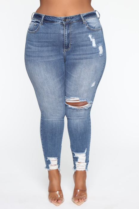 BRANDY | Trendy Stretch Ripped Damesjeans | Modieuze Jeans