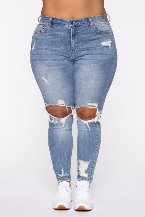 BRANDY | Trendy Stretch Ripped Damesjeans | Modieuze Jeans