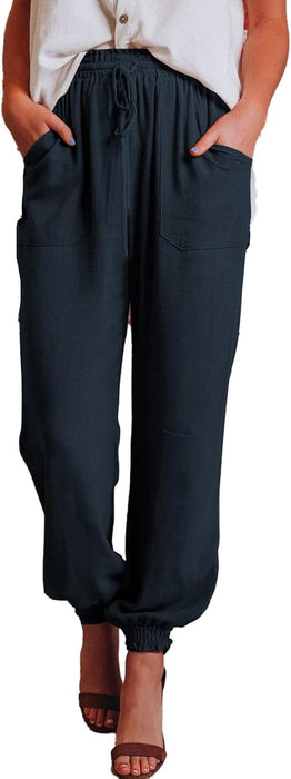 Selina - Comfortabele harembroek voor dames met trekkoord | Gecombineerde sportkleding met een vleugje urban chic