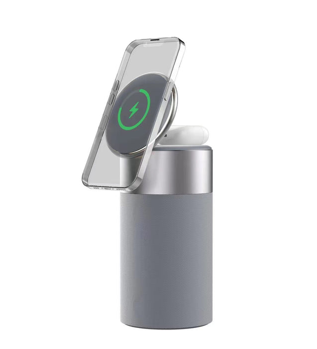 LUXBLEND | Draadloze Oplader, Bluetooth Speaker & Touch Lamp | Stijlvol Gemak voor Thuis en Kantoor
