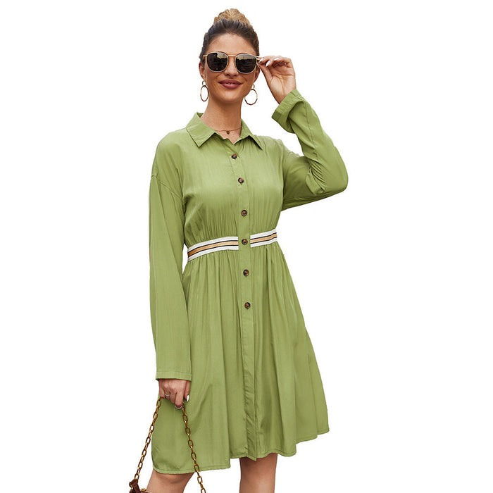 Maelle | Trendy Zomerjurk | Casual Jurk Met Knopen | Casual Vrouwen Jurk