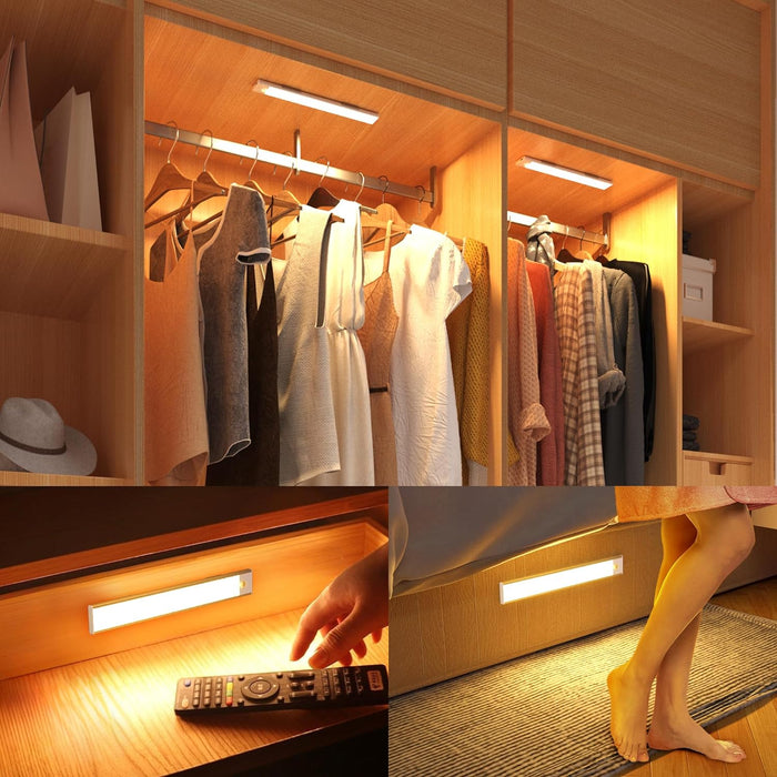 LuminaLux | Slimme Draadloze LED-Lamp | Drie Lichtkleuren | Sensoractivatie