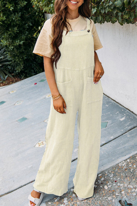 MODENA | Trendy Zomerse Jumpsuit met Vierkante Halslijn | Modieuze Casual Overall