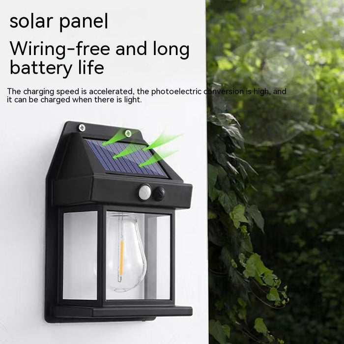 SOLARIS | Outdoor Solar Waterdichte  Tuin Wandlamp | Trendy Zonne-energie Lamp