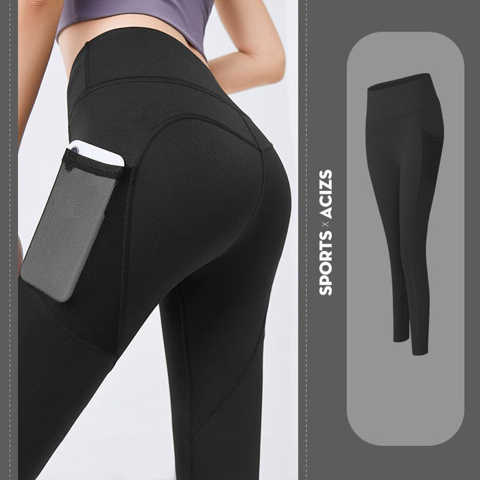 Amy - Comfortabele plus size yoga legging met zakken Finn Brands