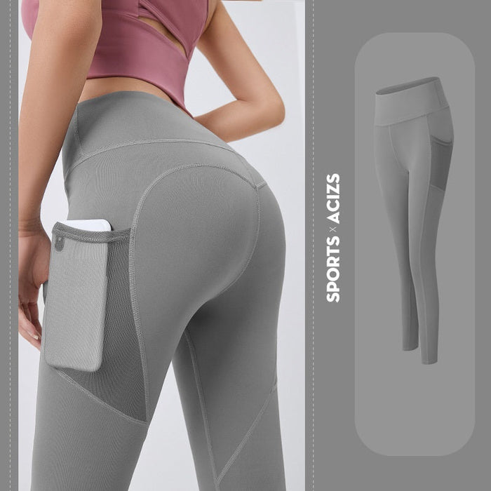 Amy - Comfortabele plus size yoga legging met zakken Finn Brands