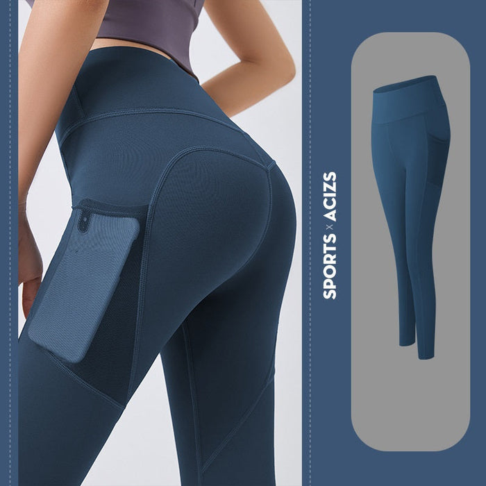 Amy - Comfortabele plus size yoga legging met zakken Finn Brands