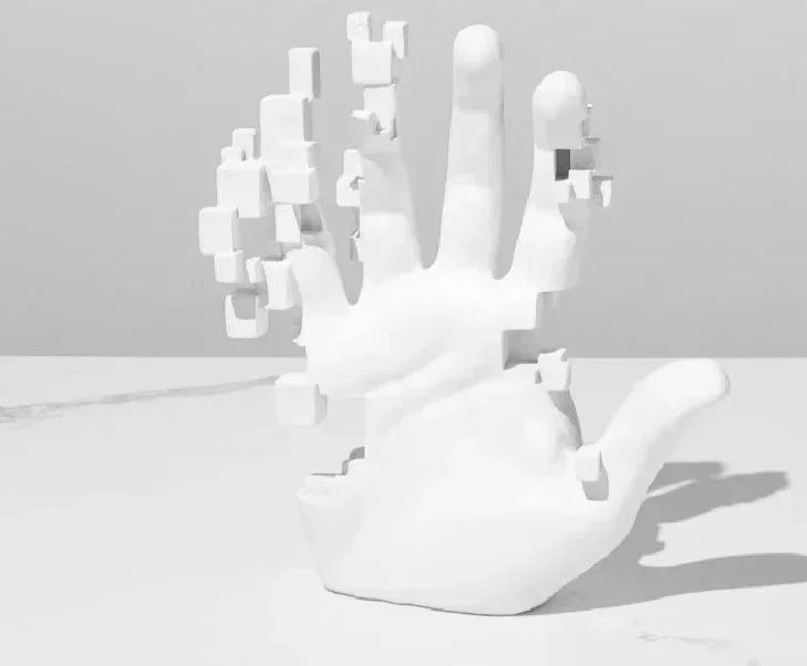 VERFIJNDE TOUCH | Kunstzinnige Hand Sculptuur voor Thuisdecoratie | Creëer een Stijlvolle Atmosfeer