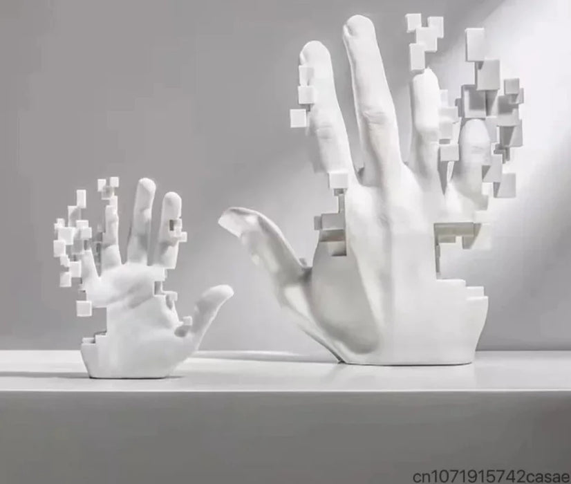 VERFIJNDE TOUCH | Kunstzinnige Hand Sculptuur voor Thuisdecoratie | Creëer een Stijlvolle Atmosfeer