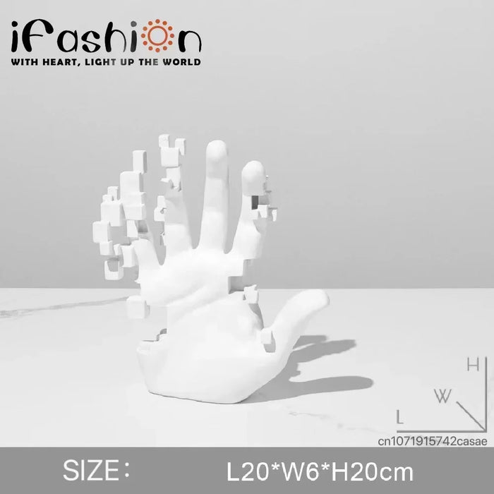 Artico | Abstract Hand Sculptuur | Moderne Decoratie | Uniek Geschenk | Kunstzinnige Uitstraling
