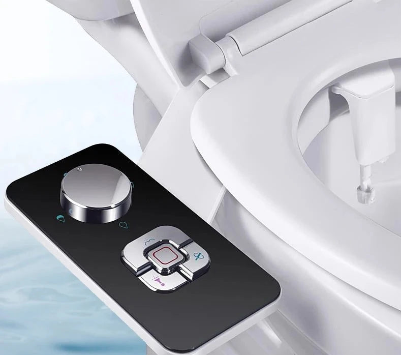 DELUXE | Ultra-dunne Bidet Toiletbril Bevestiging | Hygiënische Persoonlijke Verzorging