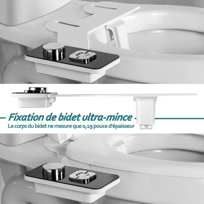 VERFRISSEND COMFORT | Ultradunne Bidet Toiletbrilbevestiging