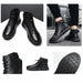 Black-Boots | Zwarte warme leren laarzen Finn Brands