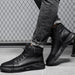 Black-Boots | Zwarte warme leren laarzen Finn Brands