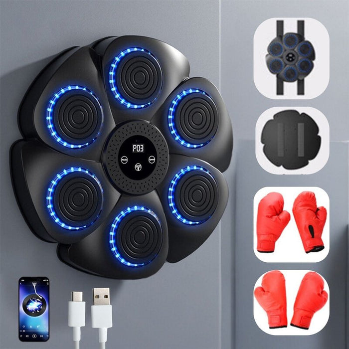 BoxFit - Innovatieve boksmachine voor thuis met Bluetooth muziek en interactieve training Finn Brands