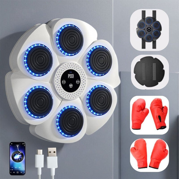 BoxFit - Innovatieve boksmachine voor thuis met Bluetooth muziek en interactieve training Finn Brands
