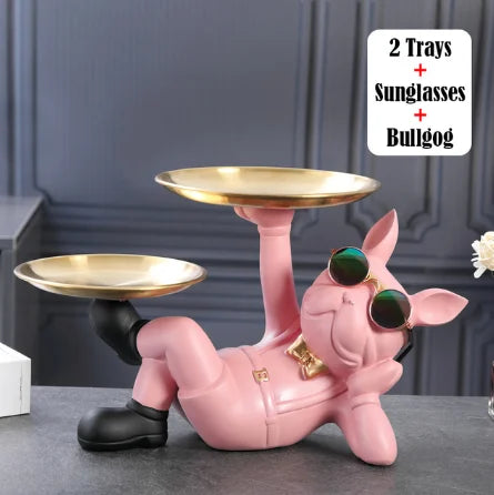 KunstBulldog | Stijlvolle Bulldog Decoratie | Duurzaam Resin | Unieke Eyecatcher