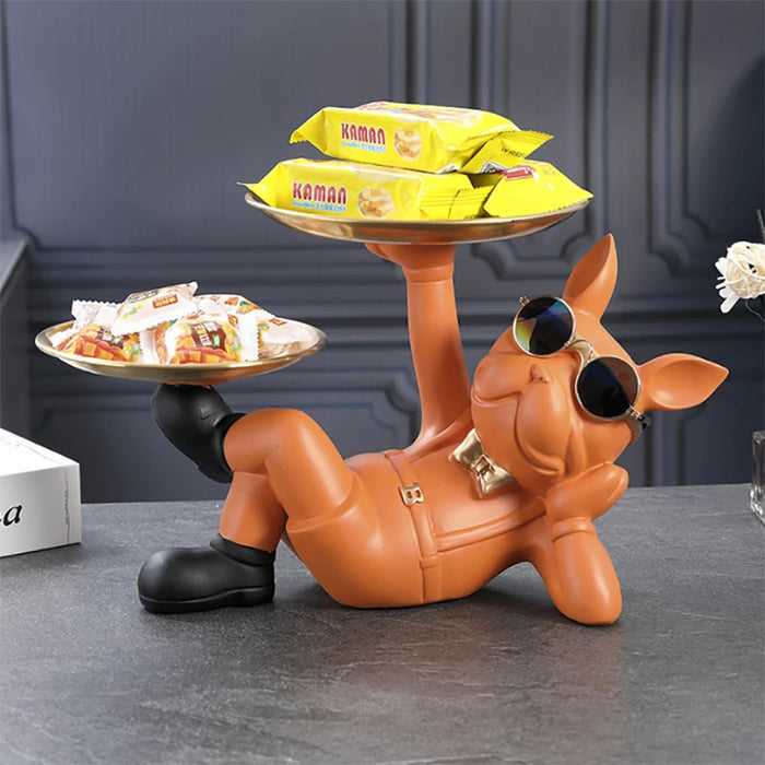KunstBulldog | Stijlvolle Bulldog Decoratie | Duurzaam Resin | Unieke Eyecatcher