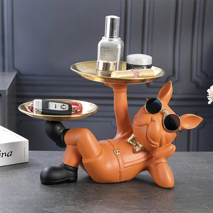 KunstBulldog | Stijlvolle Bulldog Decoratie | Duurzaam Resin | Unieke Eyecatcher