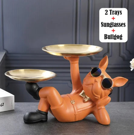 KunstBulldog | Stijlvolle Bulldog Decoratie | Duurzaam Resin | Unieke Eyecatcher