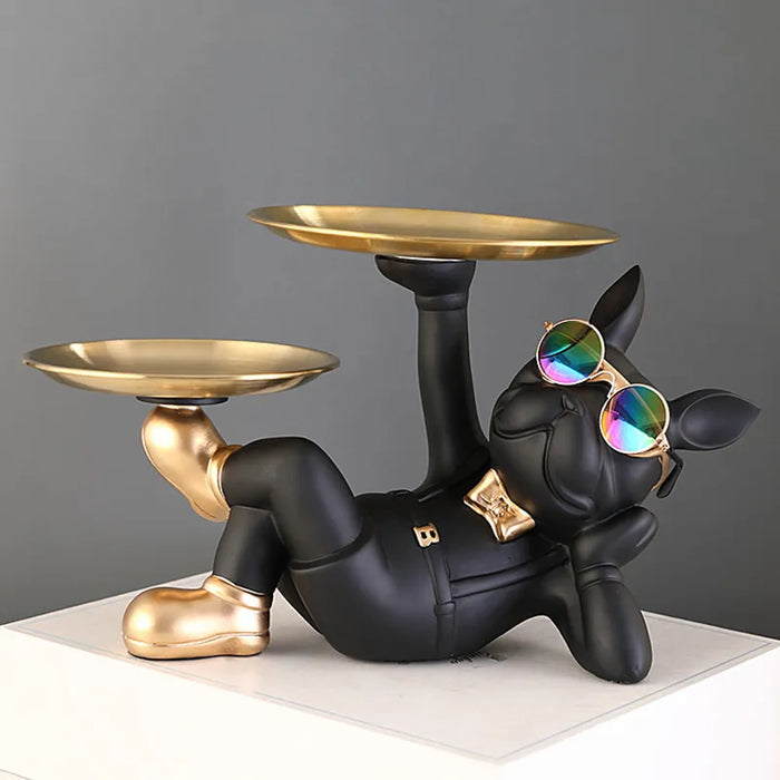 KunstBulldog | Stijlvolle Bulldog Decoratie | Duurzaam Resin | Unieke Eyecatcher