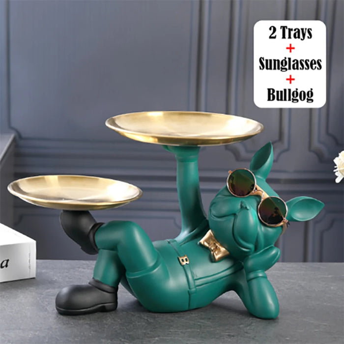 KunstBulldog | Stijlvolle Bulldog Decoratie | Duurzaam Resin | Unieke Eyecatcher