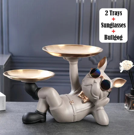 KunstBulldog | Stijlvolle Bulldog Decoratie | Duurzaam Resin | Unieke Eyecatcher
