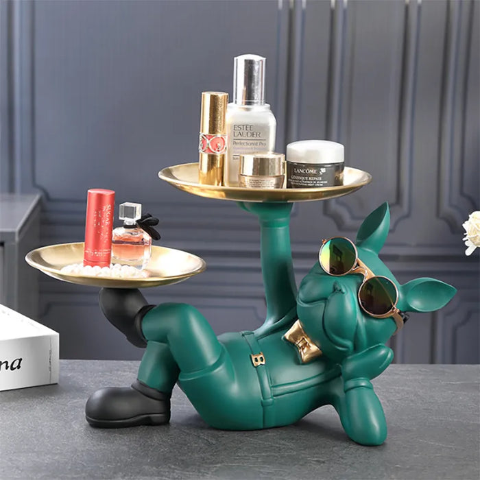 KunstBulldog | Stijlvolle Bulldog Decoratie | Duurzaam Resin | Unieke Eyecatcher