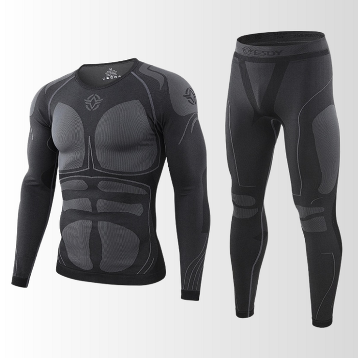 WarmFlex | Thermische herenonderkleding set | Naadloos comfort | Uitstekende pasvorm | Ademend en vochtregulerend