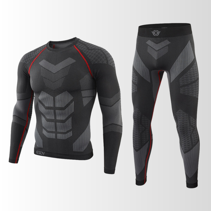 WarmFlex | Thermische herenonderkleding set | Naadloos comfort | Uitstekende pasvorm | Ademend en vochtregulerend