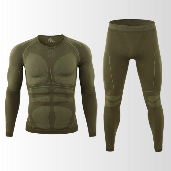 WarmFlex | Thermische herenonderkleding set | Naadloos comfort | Uitstekende pasvorm | Ademend en vochtregulerend